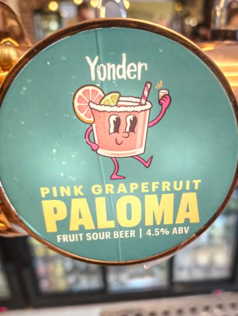Pink Grapefruit Paloma 4.5%, Yonder Brewing, England