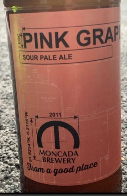Pink Grapefruit Sour Pale Ale - Blueprint No. 6 2.7%, Moncada Brewery, England