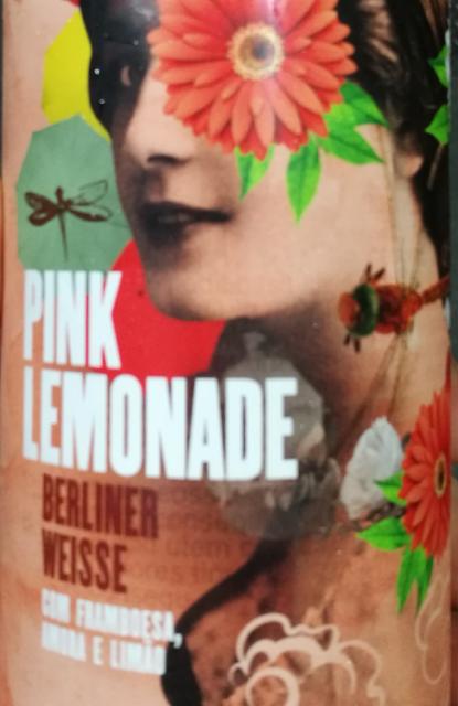 Pink Lemonade Berliner Weisse com framboesa, amora e limão 4.4%, Cervejaria Dádiva, Brazil