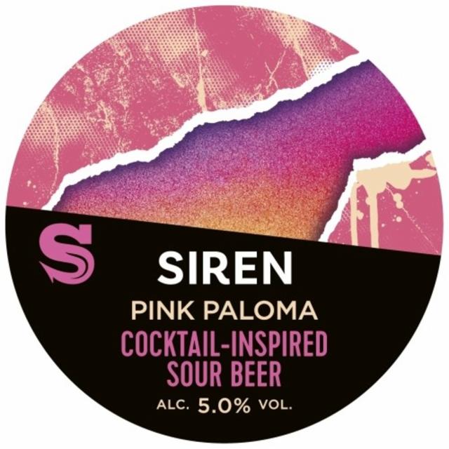 Pink Paloma 5.0%, Siren Craft Brew, England