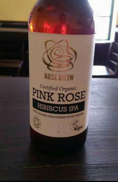 Pink Rose Hibiscus IPA 7.0%, Rose Brew, England