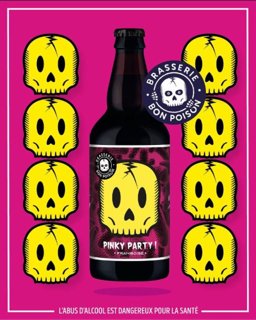 PINKY PARTY ! 6.0%, Brasserie Bon Poison, France