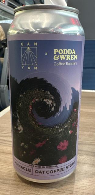 Pinnacle Oat Coffee Stout 5.0%, GANYAM, England