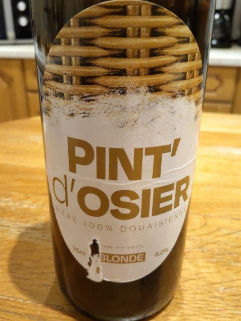 pint' d'osier, Brasserie De Wagnonville - Lycée Agricole Biotech De Douai (L'Escreboise)