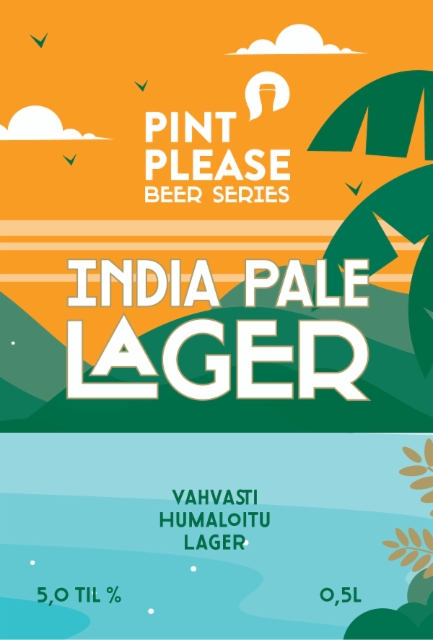 Pint Please India Pale Lager 5.0%, Nokian Panimo, Finland