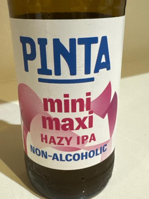 Pinta mini maxi Hazy IPA 0.0%, Browar PINTA, Poland
