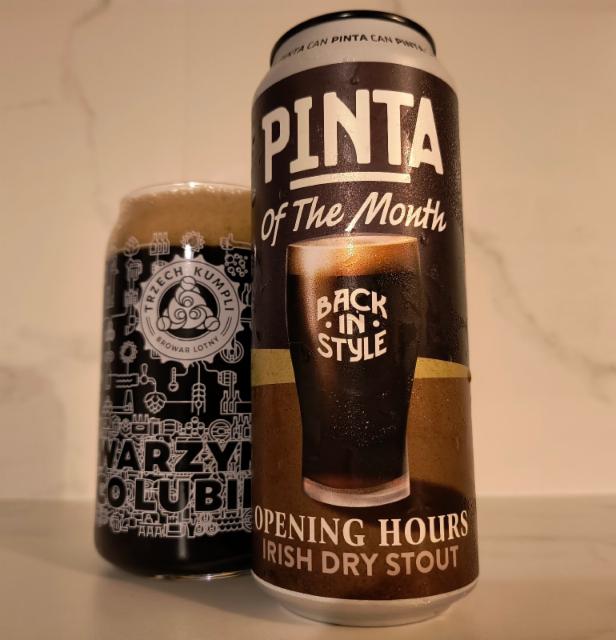 Pinta of the Month - March 2025: Opening Hours 4.5%, Browar PINTA, Poland