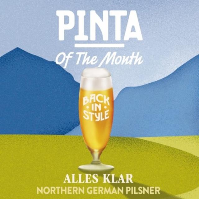 PINTA Of The Month 2025.09 Alles Klar 5.5%, Browar PINTA, Poland