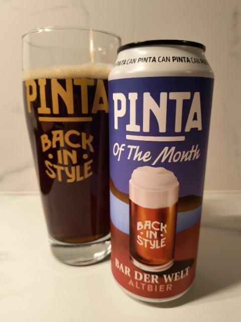 Pinta of the Month - February 2025: Bar Der Welt 5.0%, Browar PINTA, Poland
