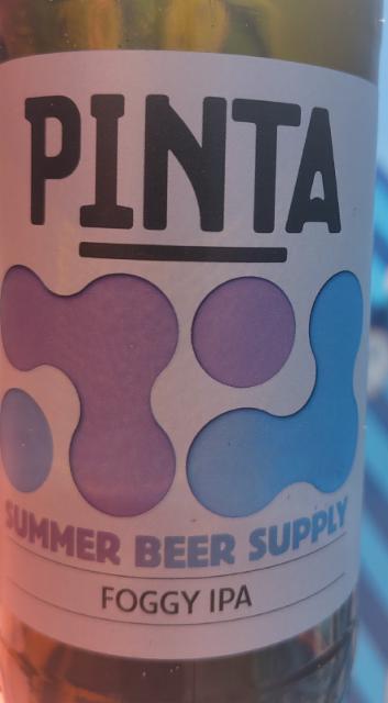Pinta Summer Beer Supply Foggy 6.2%, Browar PINTA, Poland