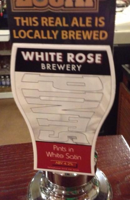 Pints In White Satin 4.2%, White Rose Brewery, England