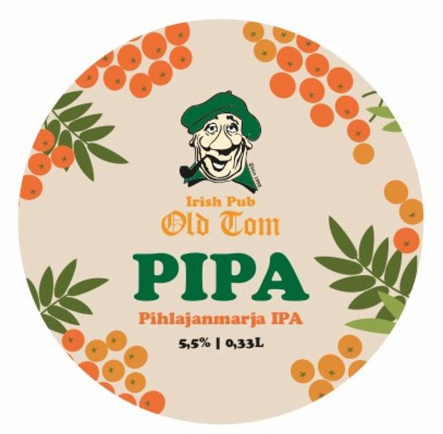 PIPA - Pihlajanmarja IPA 5.5%, Panimoyhtiö Tuju, Finland