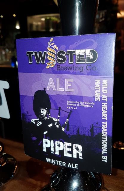 Piper 4.5%, Twisted Brewing, England