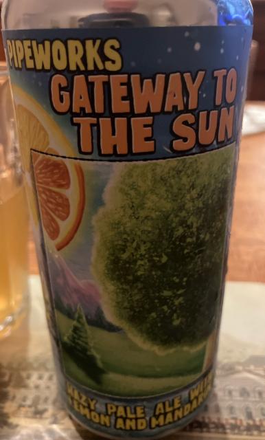 Pipeworks Gateway to the sun 5.6%, Pipeworks Brewing Company, United States