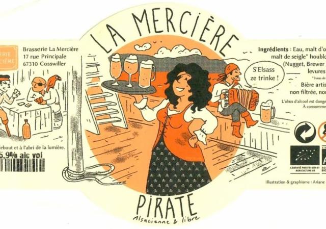 Pirate 6.4%, Brasserie La Mercière, France