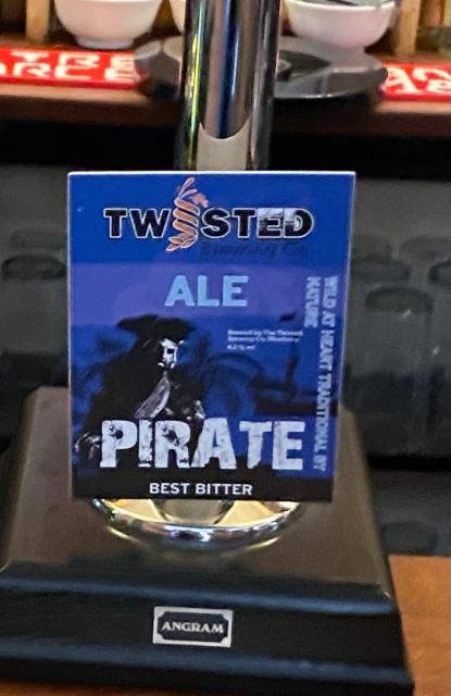 Pirate Best Bitter 4.2%, Twisted Brewing, England