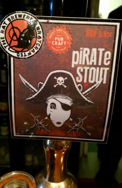 piRATe Stout 5.0%, The Rat Brewery, England