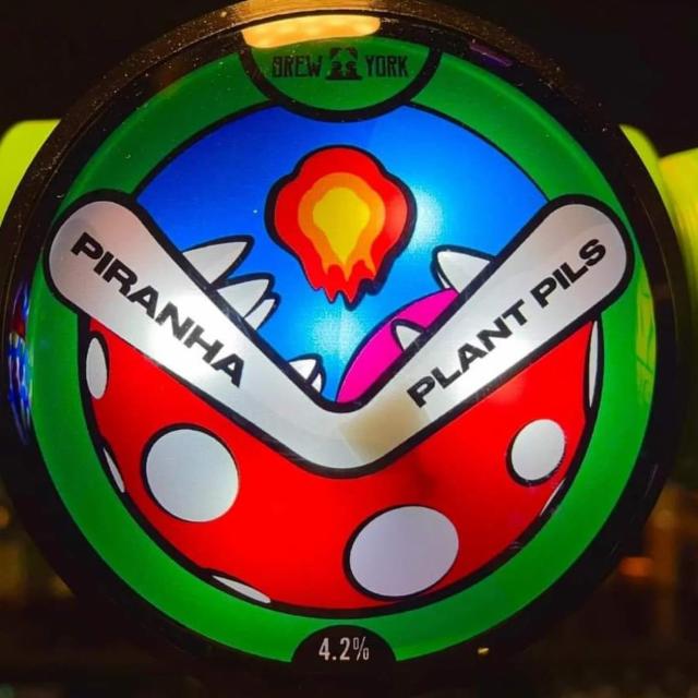 Pirhana plant pils 4.2%, Brew York, England