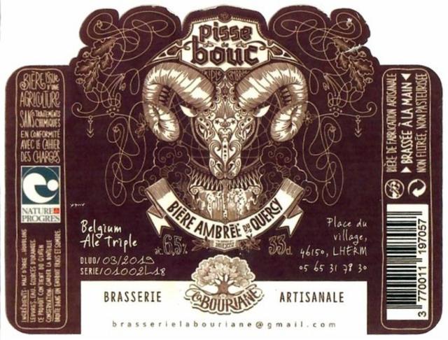 Pisse De Bouc, Brasserie La Bouriane