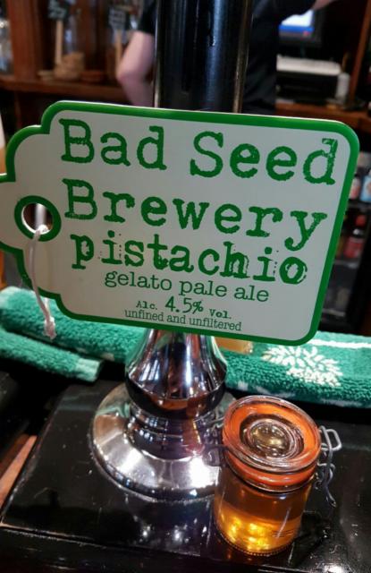 Pistachio 4.5%, Bad Seed Brewery, England