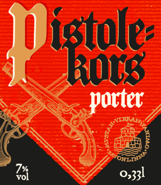 Pistolekors Porter 7.0%, Olaf Brewing, Finland