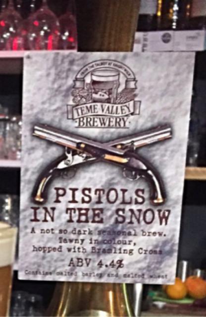 Pistols In The Snow 4.4%, Teme Valley Brewery, England