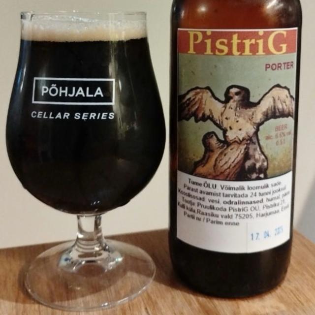 PistriG Porter 6.5%, Pruulikoda PistriG OÜ, Estonia