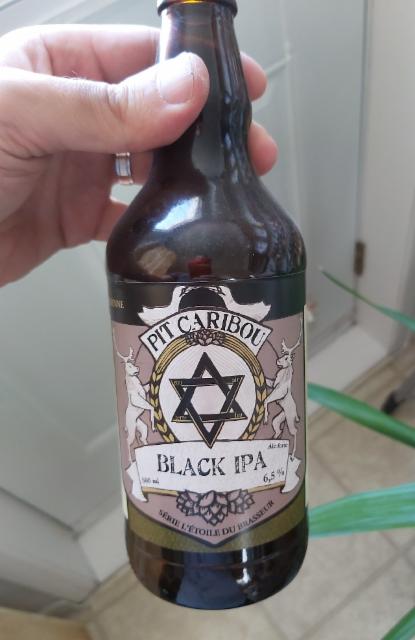 pit caribou black ipa 6.5%, Microbrasserie Pit Caribou, Canada