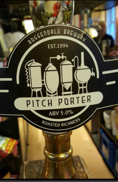 Pitch Porter 5.0%, Rossendale Brewery, England