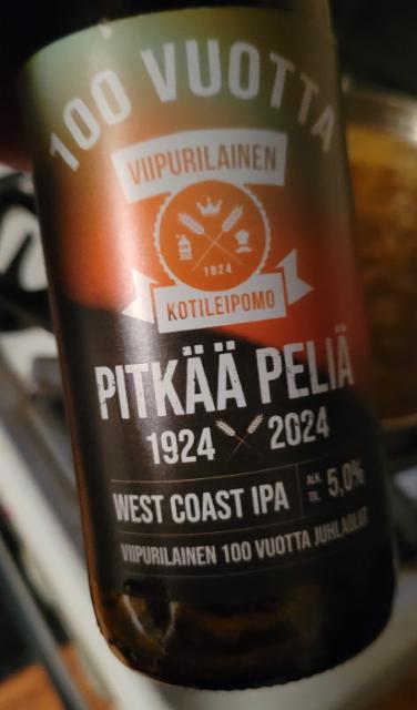 PITKÄÄ PELIÄ 5.0%, Kanavan Panimo, Finland