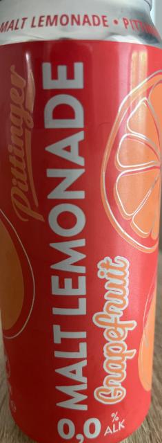 Pittinger malt lemonade grapefruit 0.0%, Pittinger, Slovenia