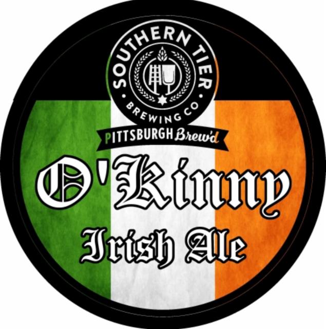 Pittsburgh Brew'd: O'Kinny Irish Ale 5.0%, Southern Tier Brewing Company, United States