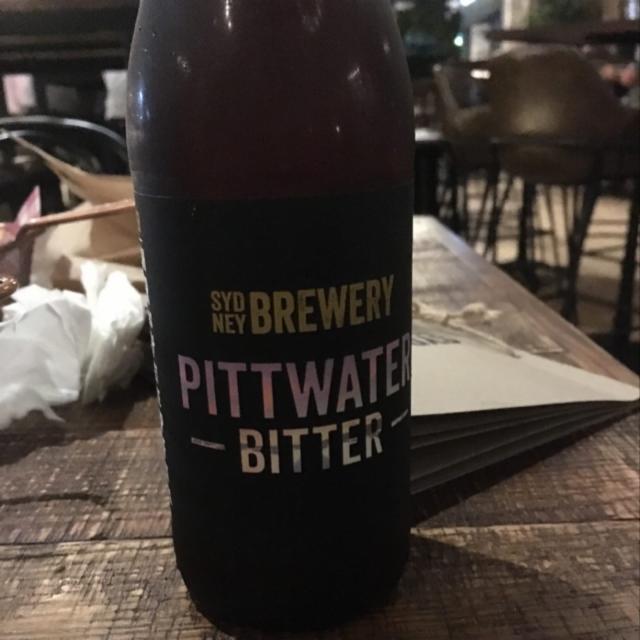 Pittwater Bitter 5.5%, Sydney Brewery, Australia
