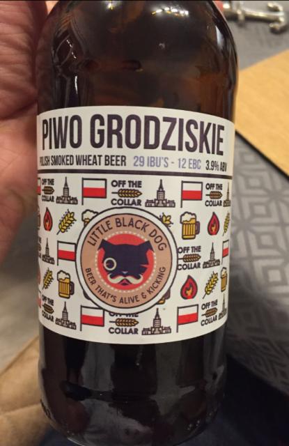 Piwo Grodziskie 3.9%, Little Black Dog Beer Company Limited, England