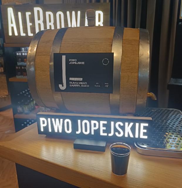 Piwo Jopejskie Rum & Mead Barrel Aged 8.5%, AleBrowar, Poland