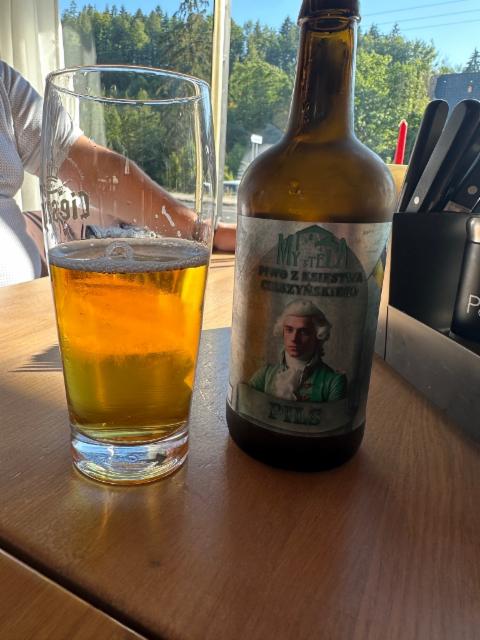 Piwo z księstwa cieszyńskiego pils 4.1%, Albrechticky pivovar, Czech Republic