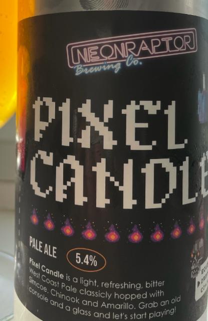 Pixel Candle 5.4%, Neon Raptor Brewing Co., England