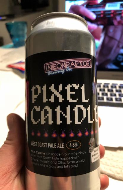 Pixel candle 4.8%, Neon Raptor Brewing Co., England