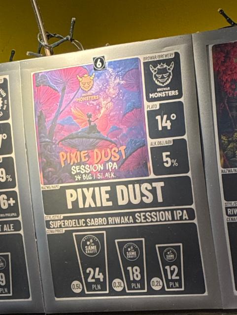 Pixie dust, Browar Monsters