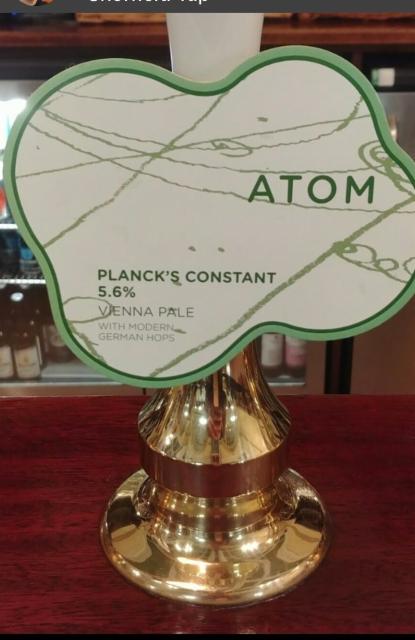 Planck's Constant 5.6%, Atom Beers, England