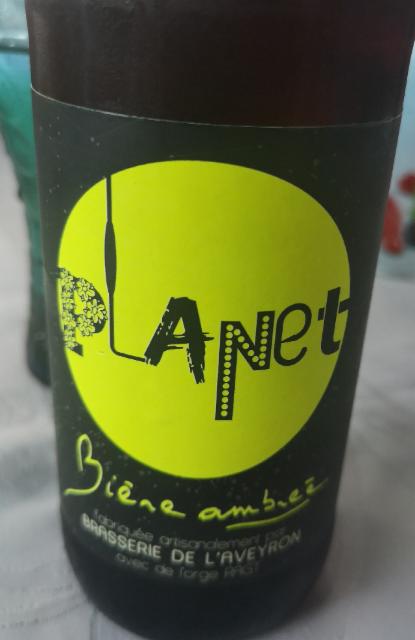 Planet Ambrée 5.4%, Brasserie De L'Aveyron (B12), France