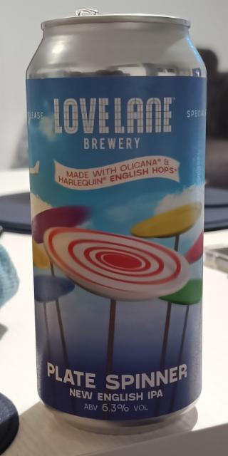 Plate Spinner, Love Lane Brewing