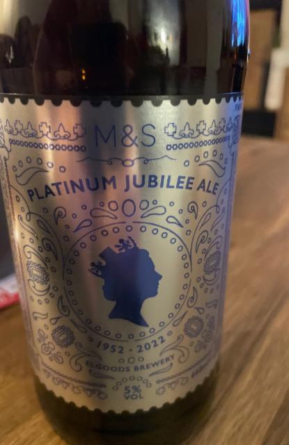 Platinum jubilee ale 5.0%, Elgood's Brewery, England