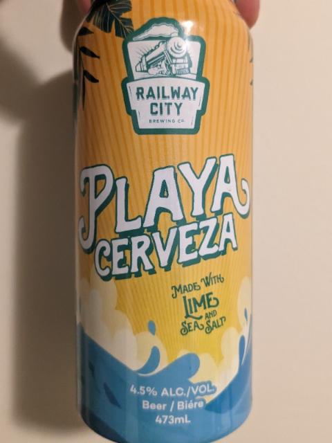 Playa Cerveza 4.5%, Railway City Brewing Company, Canada