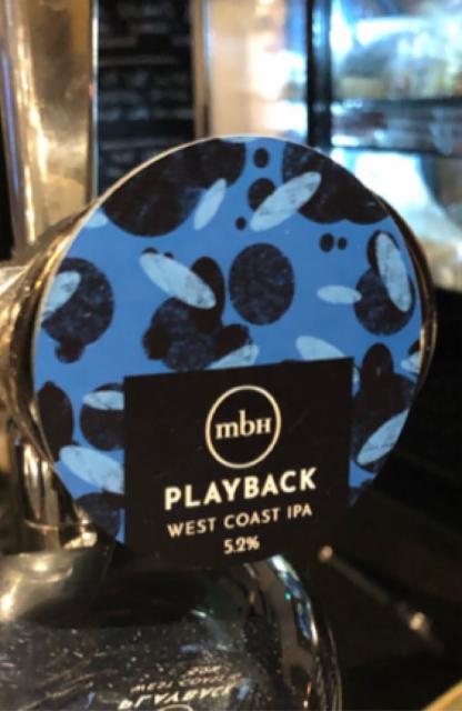 Playback 5.2%, The Mobberley Brewhouse, England