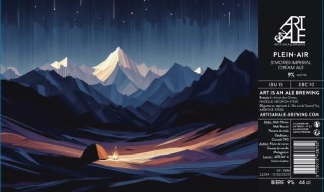 Plein Air 9.0%, Art Is An Ale Brewing, France