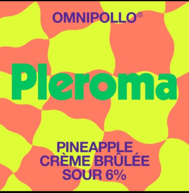 Pleroma pineapple crème brûlée 6.0%, Omnipollo, Sweden