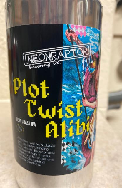Plot Twist Alibi 7.0%, Neon Raptor Brewing Co., England