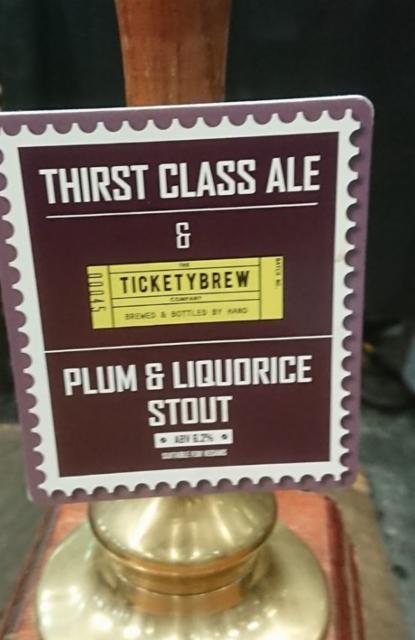 Plum & Liquorice Stout 6.2%, Thirst Class Ale, England