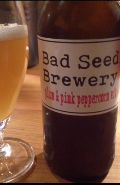 Plum & Pink Peppercorn Wit 4.2%, Bad Seed Brewery, England